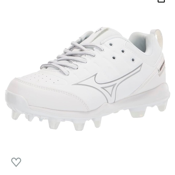 White Mizuno cleats size 10 NEW - Picture 4 of 4
